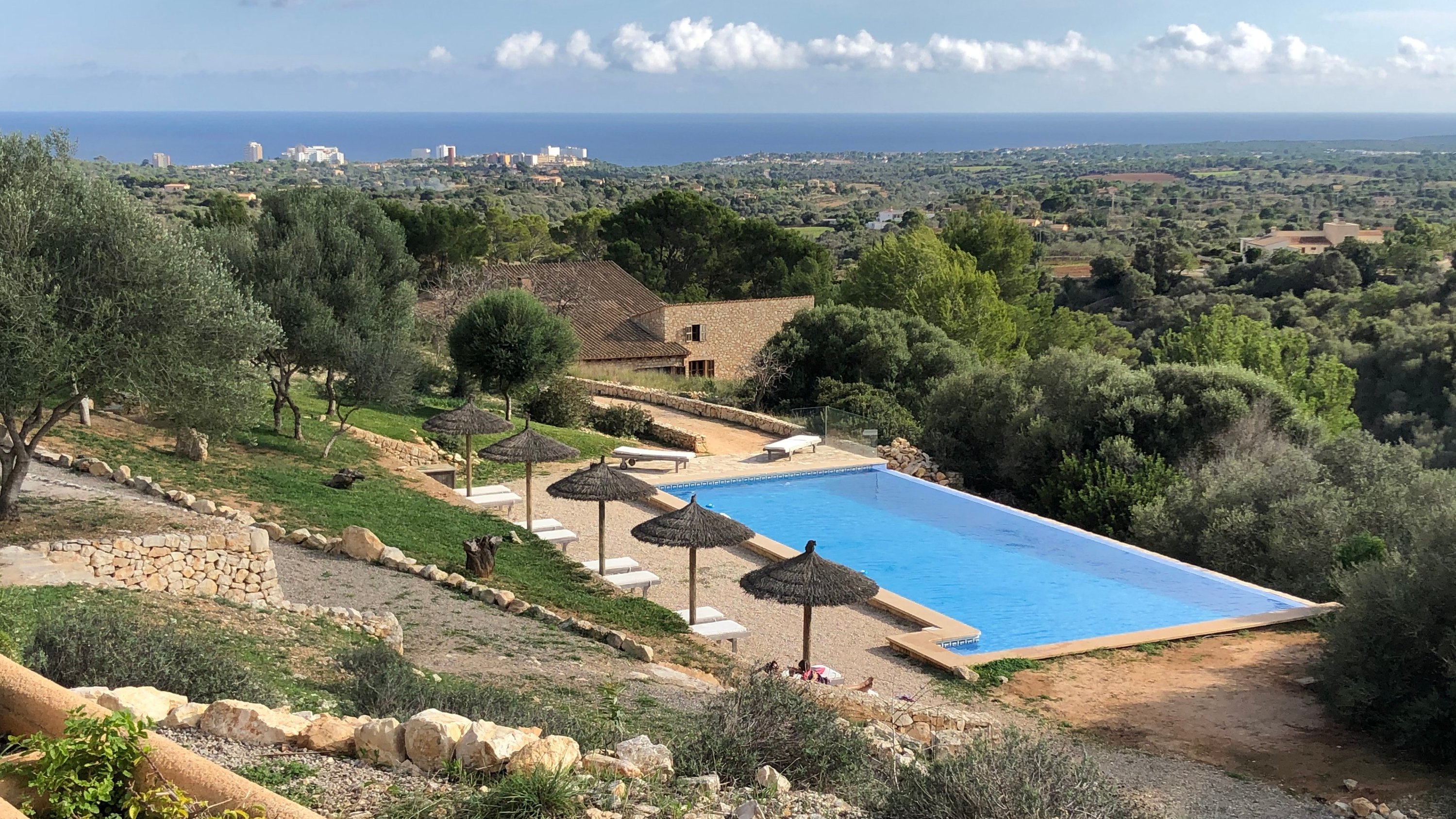 Vista panorámica del mar